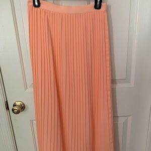 J Crew long pleated skirt